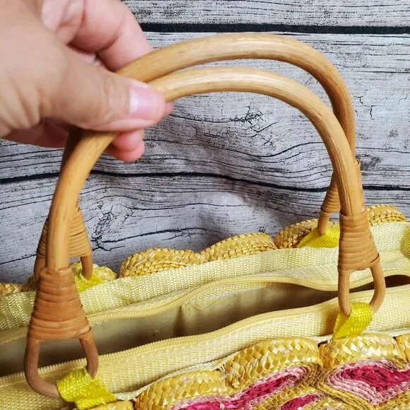 Per una Heart Straw Handbag - Picture 11 of 16